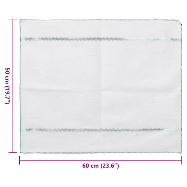 Reinigungstücher 50er Pack Weiß/Grün 50x60 cm