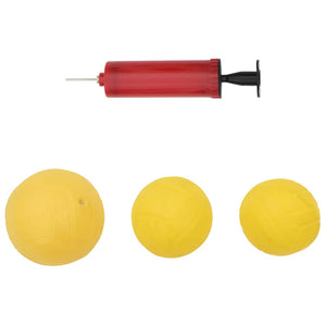 Roundnet Set mit 3 Bällen und Pumpe