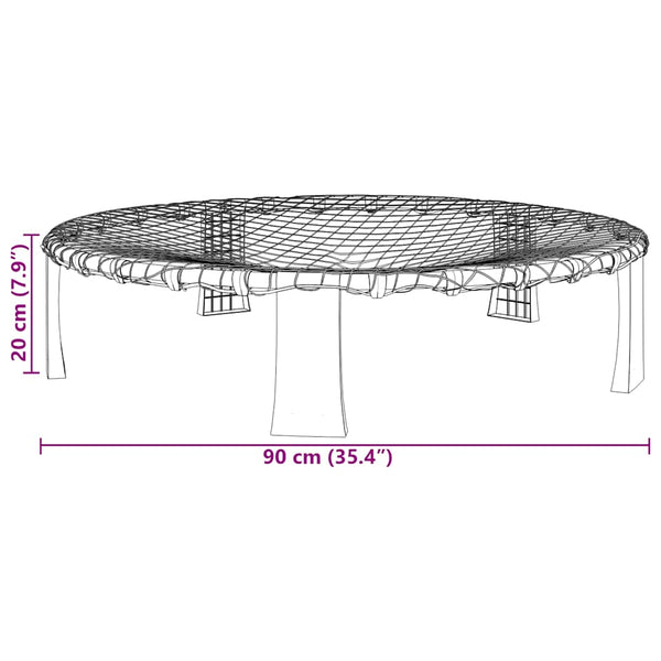 Roundnet Set mit 3 Bällen und Pumpe