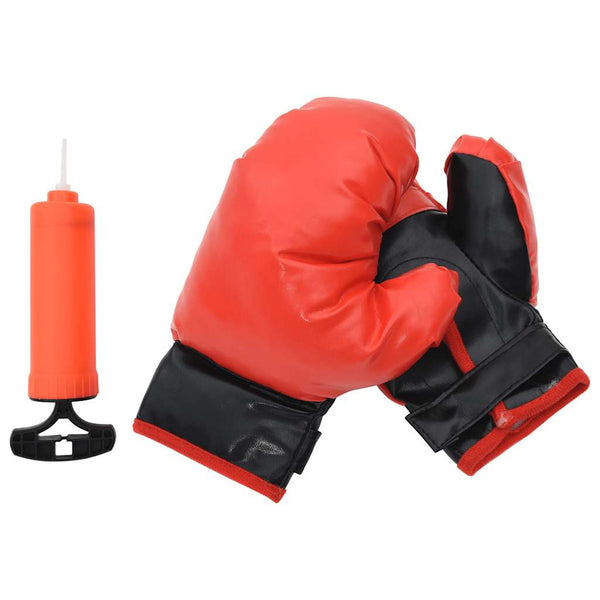 Punchingball Set mit Ständer und Handschuhen