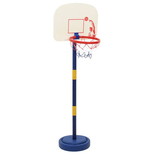 vidaXL Panier de basketball avec support, ballon et pompe, réglable 90/121 cm