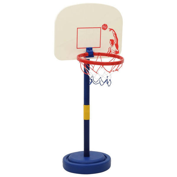 vidaXL Panier de basketball avec support, ballon et pompe, réglable 90/121 cm