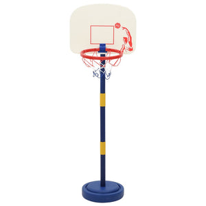 vidaXL Panier de basketball avec support, ballon et pompe, réglable 90/121 cm