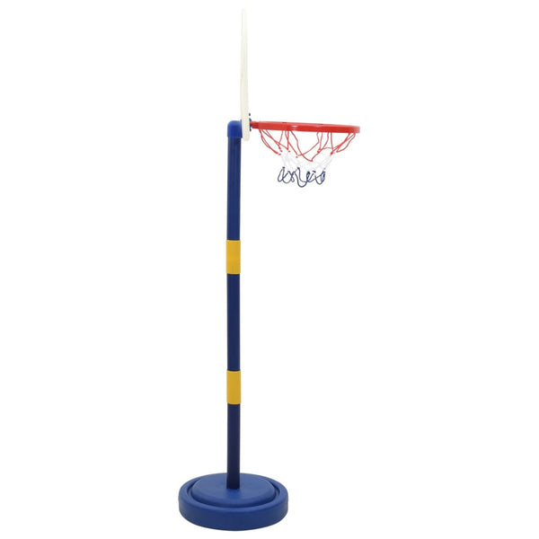 vidaXL Panier de basketball avec support, ballon et pompe, réglable 90/121 cm