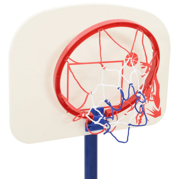 vidaXL Panier de basketball avec support, ballon et pompe, réglable 90/121 cm