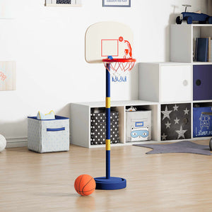 vidaXL Panier de basketball avec support, ballon et pompe, réglable 90/121 cm