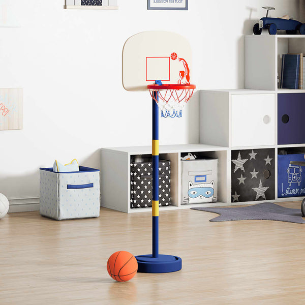 vidaXL Panier de basketball avec support, ballon et pompe, réglable 90/121 cm