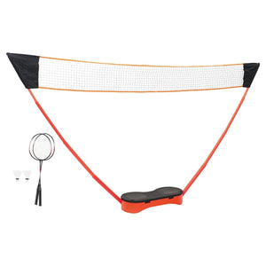 Badminton Set mit Netz und 2 Schlägern