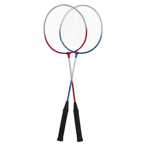 Badminton Set mit Netz und 4 Schlägern