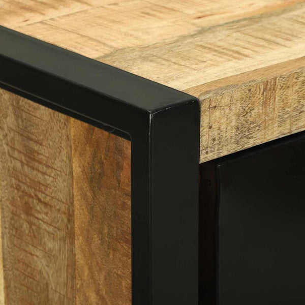 Badezimmermöbel Set 4-teilig Braun Massivholz