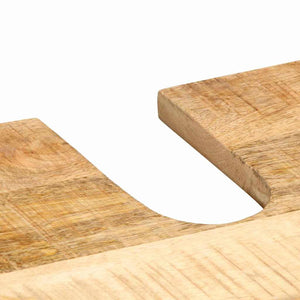 Wandmontiertes Badezimmermöbel-Set Braun 4-teilig