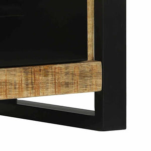 Badezimmermöbel Set Braun Massivholz 4-teilig