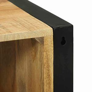 Badezimmermöbel Set Braun Massivholz 4-teilig
