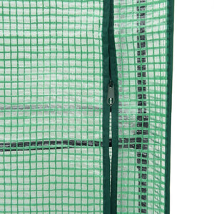 Hochbeet mit Gewächshaus Rattan-Optik 40x40x123cm