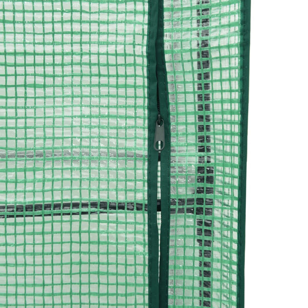 Hochbeet mit Gewächshaus Rattan-Optik 40x40x139cm