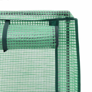 Hochbeet mit Gewächshaus Rattan-Optik 80x40x138cm