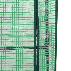 Hochbeet mit Gewächshaus Rattan-Optik 80x40x140cm