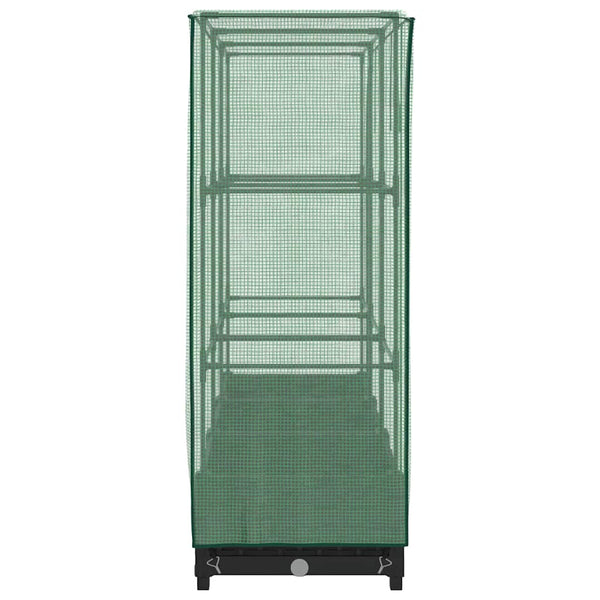 Hochbeet mit Gewächshaus Rattan 120cm