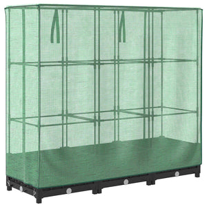 Hochbeet mit Gewächshaus Rattan 120cm