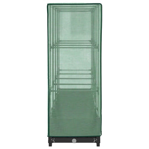 Hochbeet mit Gewächshaus Rattanoptik 160 cm