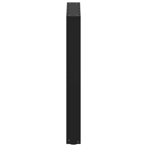 U-Form Tischbeine, 3er Set, Schwarz, Stahl