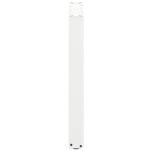 U-Form Tischbeine, 3er Set, Weiß, 70x72 cm