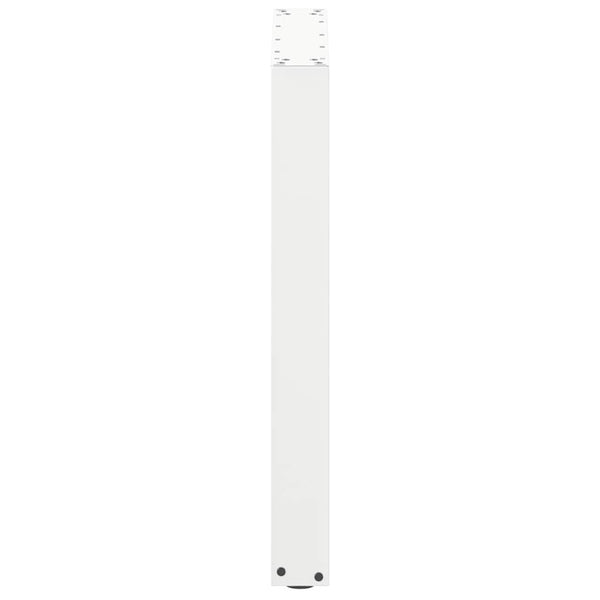 U-Form Tischbeine, 3er Set, Weiß, 70x72 cm