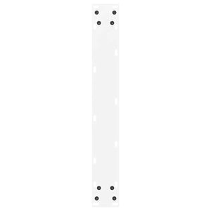 U-Form Tischbeine, 3er Set, Weiß, 70x72 cm