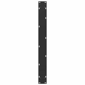 U-Form Esstischbeine, 3er Set, Schwarz