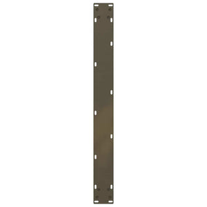 U-Form Tischbeine, 3er Set, Stahl Natur, 90cm