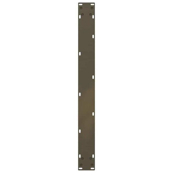 U-Form Tischbeine, 3er Set, Stahl Natur, 90cm