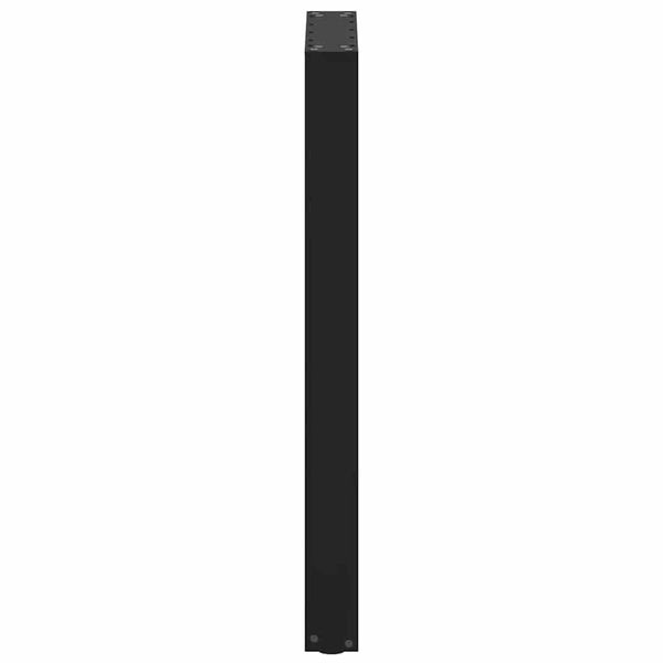 Bartischbeine U-Form Schwarz, 2er-Set