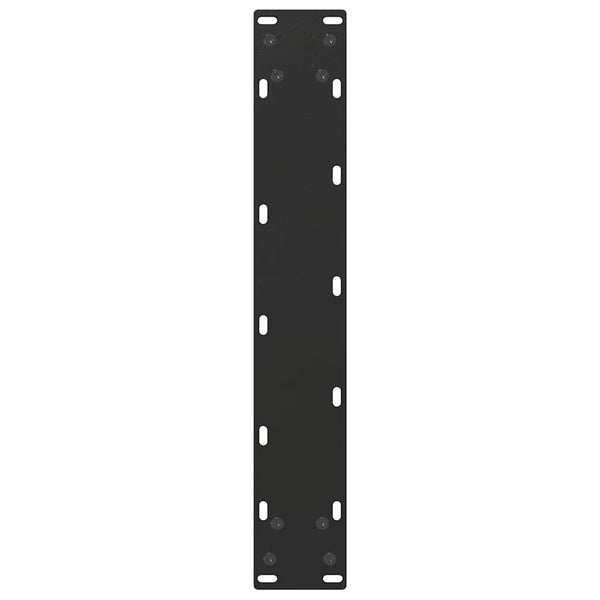 Bartischbeine U-Form Schwarz, 2er Set