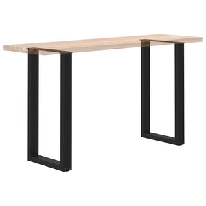 Bartischbeine U-Form Schwarz, 2er Set