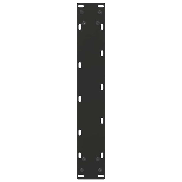 Bartischbeine U-Form, Schwarz, 40x100 cm, 2er Set