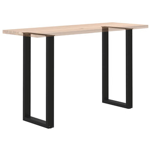 Bartischbeine U-Form, Schwarz, 40x100 cm, 2er Set