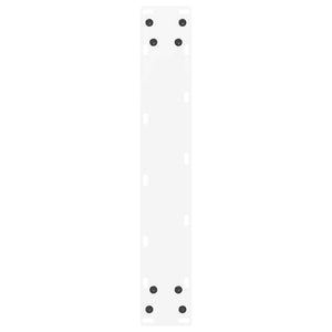 Bartischbeine U-Form, 2er Set, Weiß