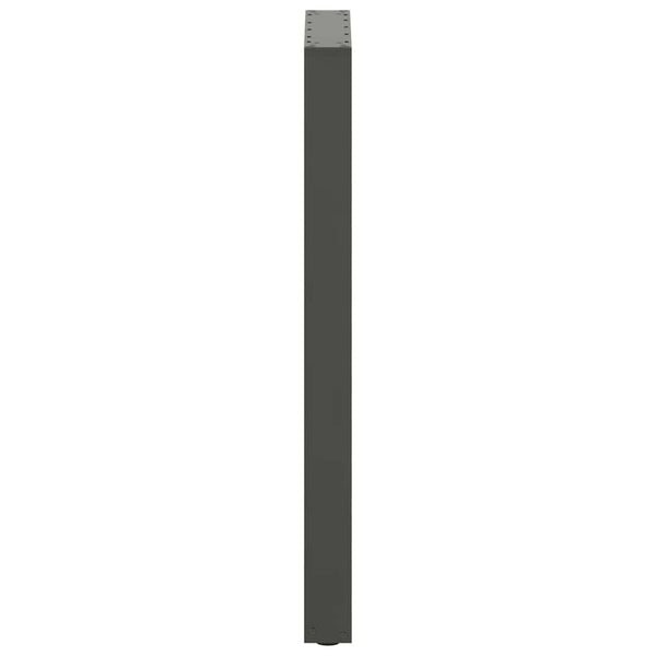 Bartischbeine U-Form Anthrazit, 2er Set