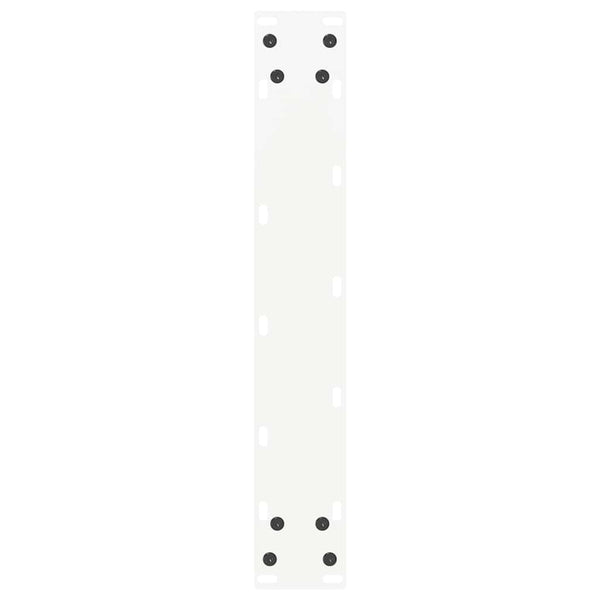 U-Form Bartischbeine, 2er Set, Weiß, Stahl