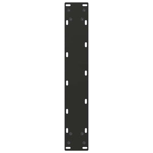 vidaXL Pieds de table de bar en U 2 pcs Noir 40x(110-111) cm Acier
