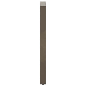 Bartischbeine U-Form, 40x110 cm, Stahl Natur