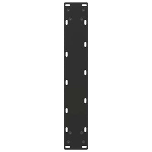 U-Form Bartischbeine, 2er Set, Schwarz, Stahl
