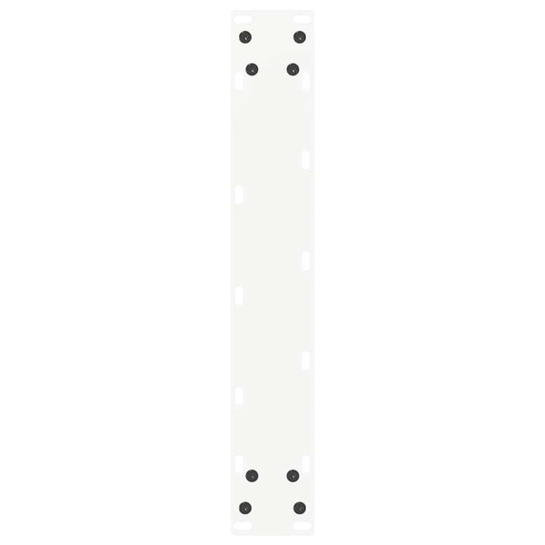 U-Form Bartischbeine, 2er Set, Stahl Weiß