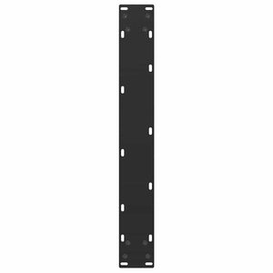 U-Form Bartischbeine, 2er Set, Schwarz
