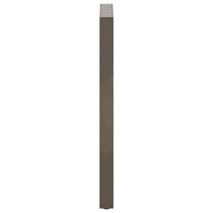 U-Form Bartischbeine, 2er Set, Naturstahl