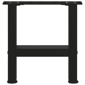 Couchtischbeine Schwarz Stahl 30 cm 2er-Set