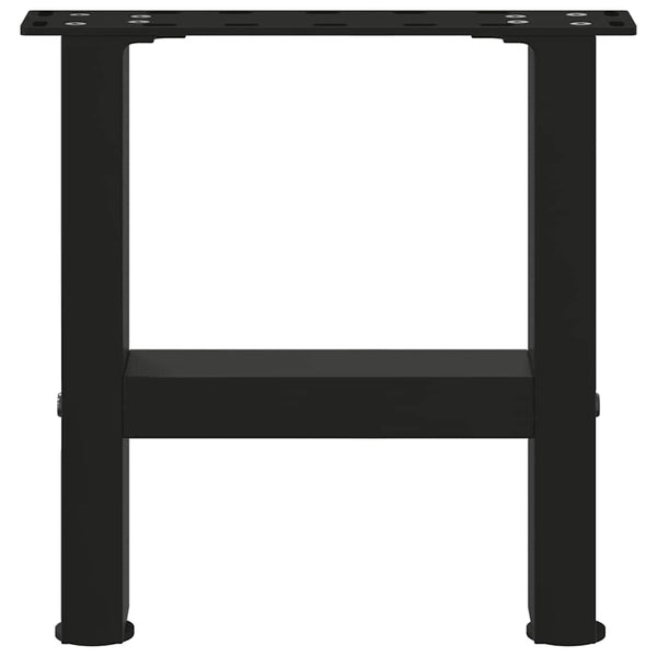 Couchtischbeine Schwarz Stahl 30 cm 2er-Set