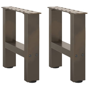 Couchtischbeine aus Stahl, 30 cm, 2er-Set