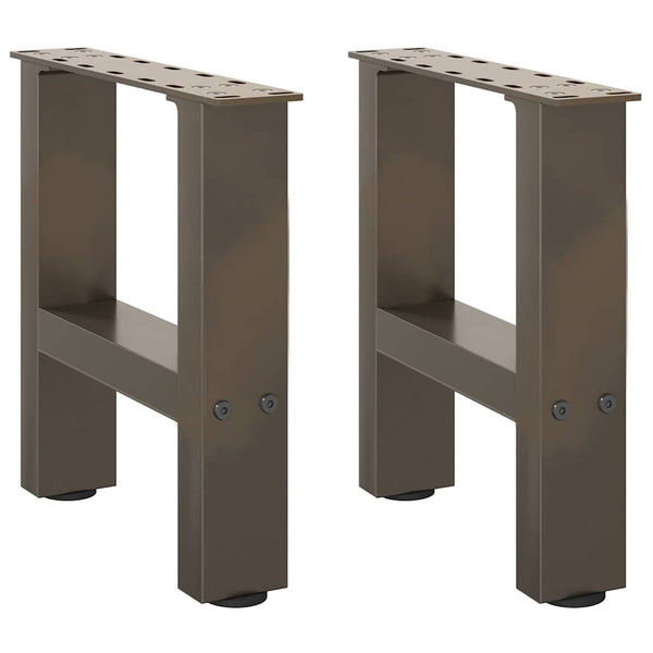 Couchtischbeine aus Stahl, 30 cm, 2er-Set