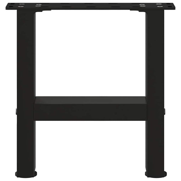 Couchtischbeine Schwarz 40x30 cm Stahl, 2er-Set
